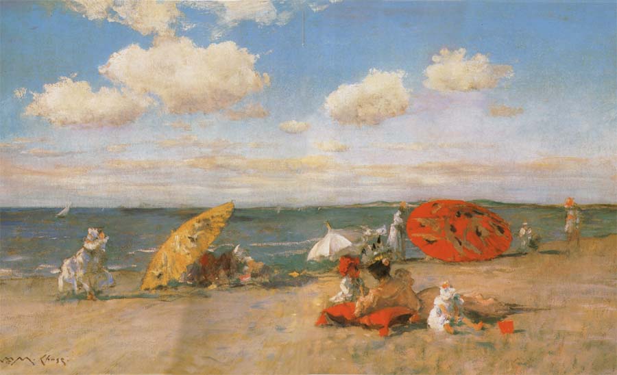 William Merrit Chase At the Seaside